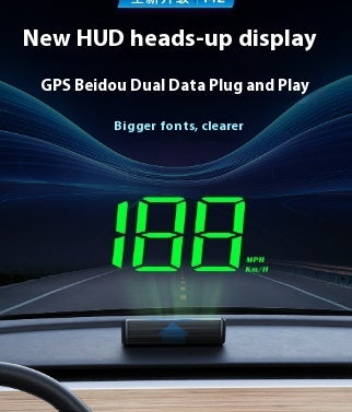 SmartDrive™ HUD: Car Windshield Head-Up Display & Digital Speedometer (OBD2 Ready)