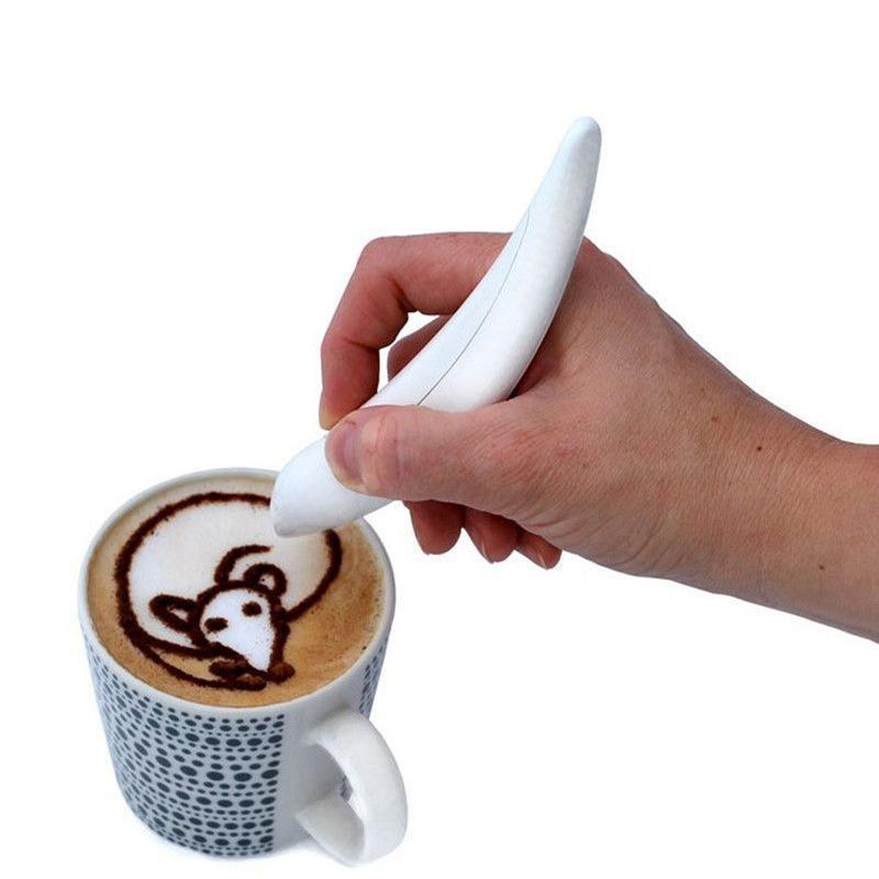 Brew & Draw: Electronic Latte Art Pen™ for Coffee Lovers ☕✨