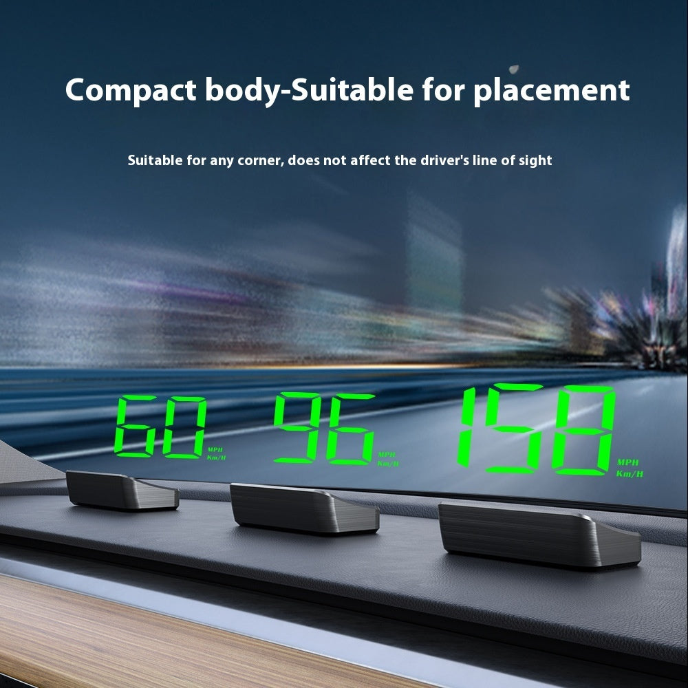 SmartDrive™ HUD: Car Windshield Head-Up Display & Digital Speedometer (OBD2 Ready)