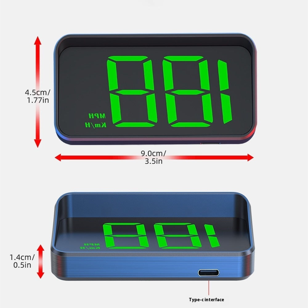 SmartDrive™ HUD: Car Windshield Head-Up Display & Digital Speedometer (OBD2 Ready)