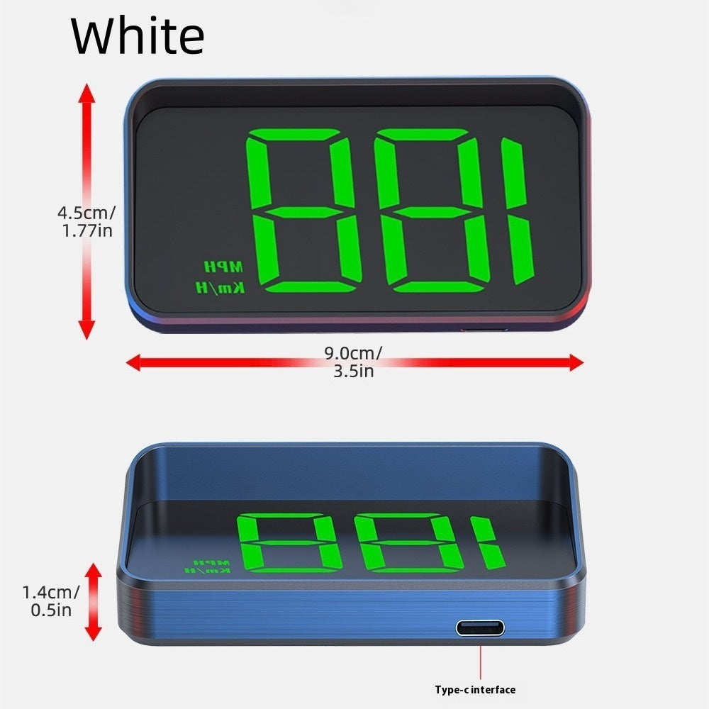 SmartDrive™ HUD: Car Windshield Head-Up Display & Digital Speedometer (OBD2 Ready)