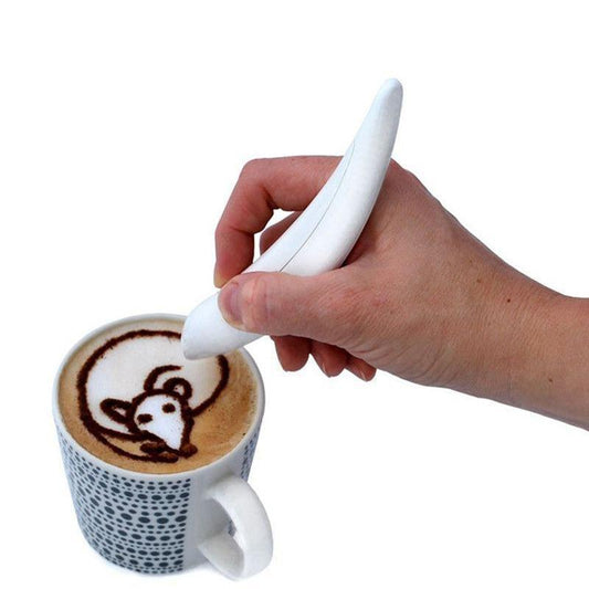 Brew & Draw: Electronic Latte Art Pen™ for Coffee Lovers ☕✨
