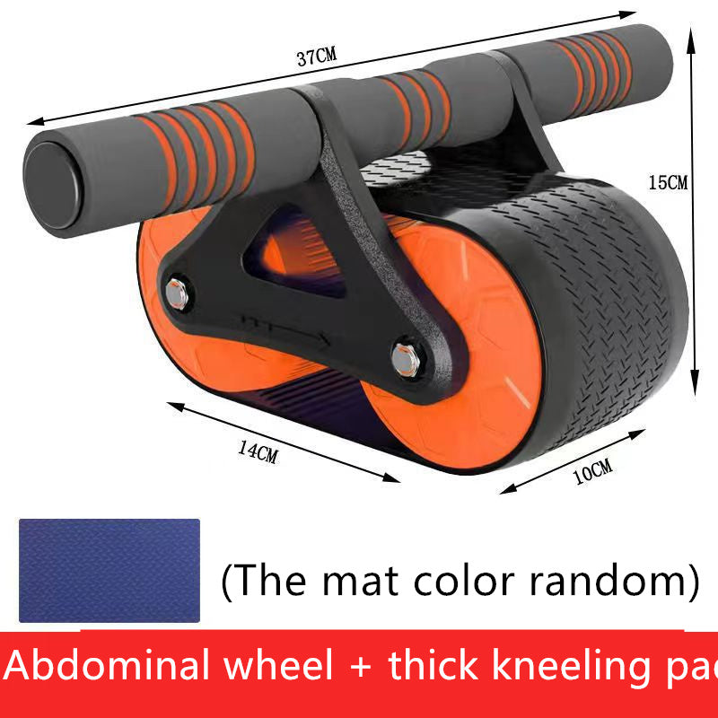 Auto-Rebound Ab Roller™ – Double Wheel Core & Waist Trainer for Home Workouts