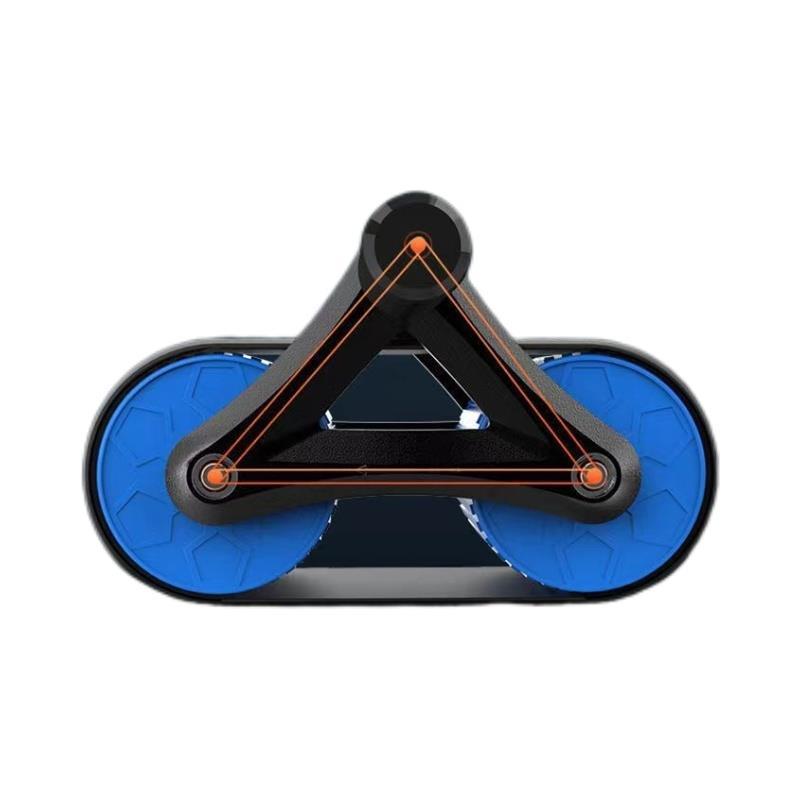 Auto-Rebound Ab Roller™ – Double Wheel Core & Waist Trainer for Home Workouts