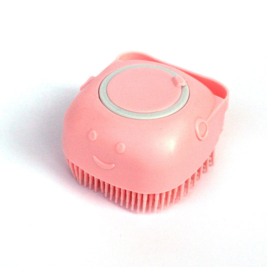 2-in-1 Silicone Dog Bath & Grooming Glove™ – Pet Massage Brush + Shampoo Dispenser for Easy Cleaning!